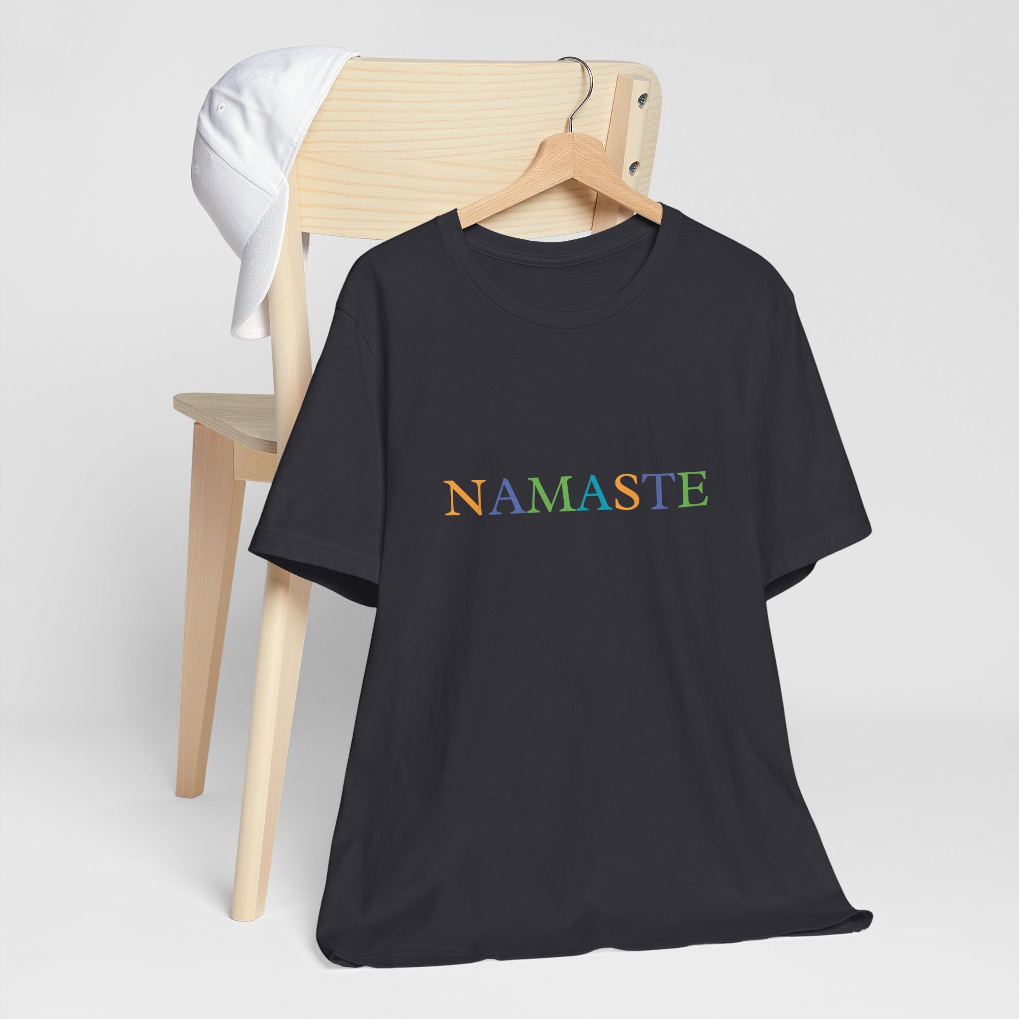 Tramunquiero NAMASTE Unisex T-Shirt with Crew Neckline