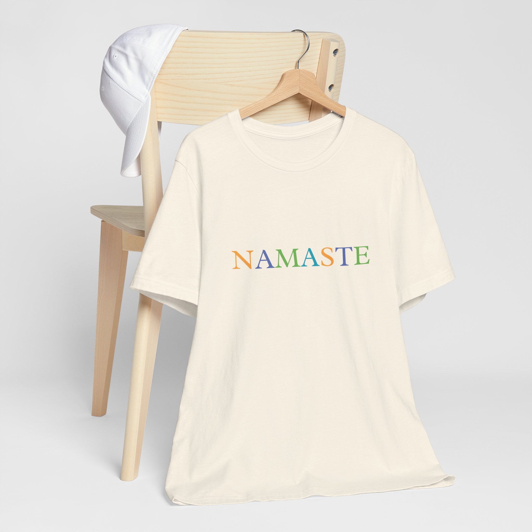 Tramunquiero NAMASTE Unisex T-Shirt with Crew Neckline